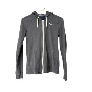 Nike‎ Full Zip Hoodie Women's Gray Jacket Small Lightweight Activewear